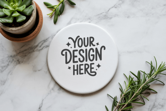 Download Christmas Coaster Mockup 94 - Premium Bundle